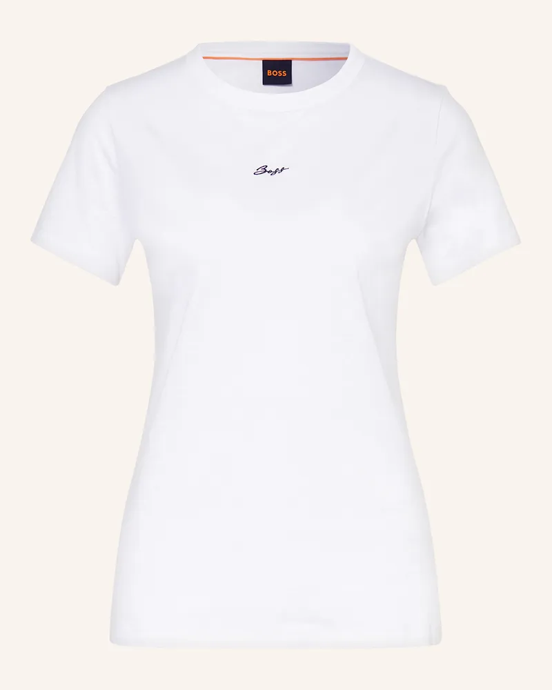 HUGO BOSS T-Shirt Elogo weiss Weiss