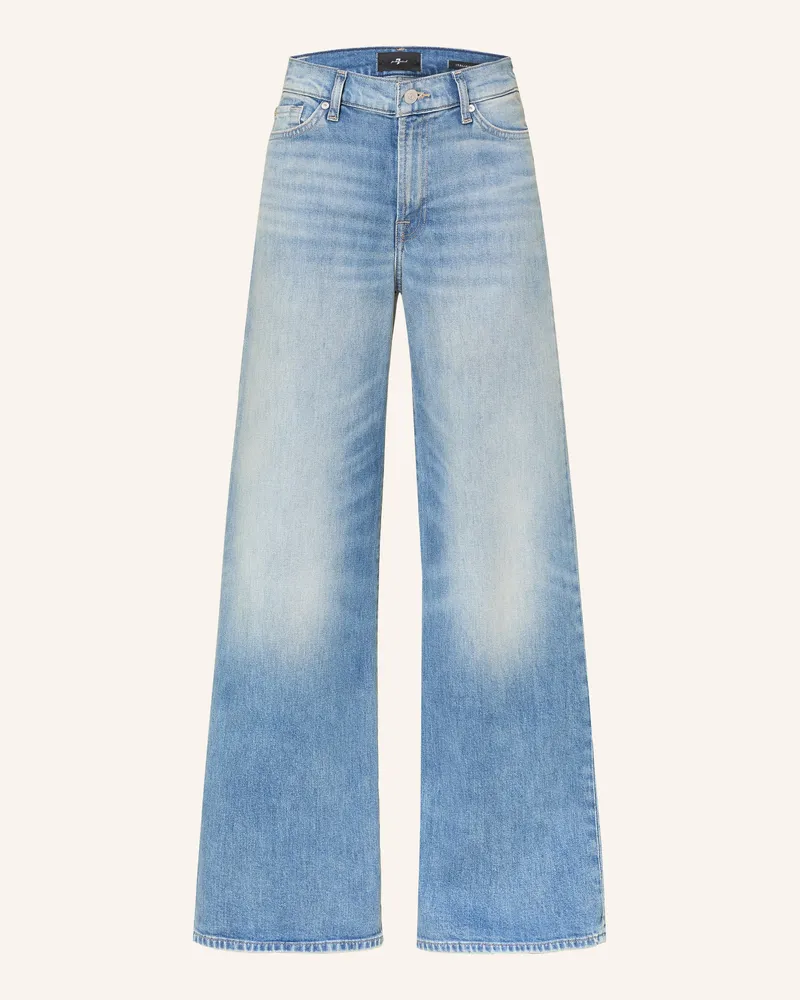 7 for all mankind Wide Leg Jeans Lotta blau 3by