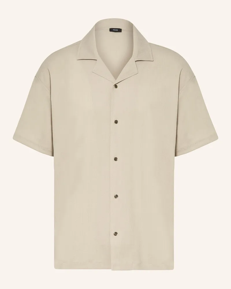 Reiss Resorthemd HUNT Comfort Fit Beige