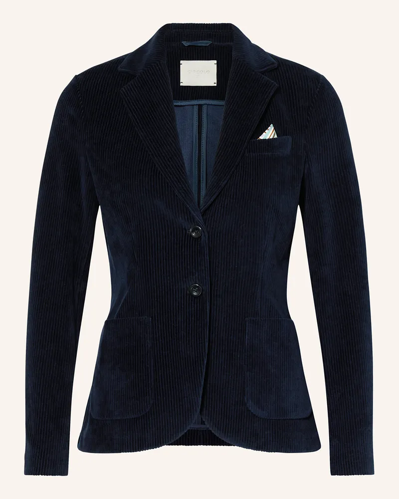 CIRCOLO 1901 Cordblazer Dunkelblau