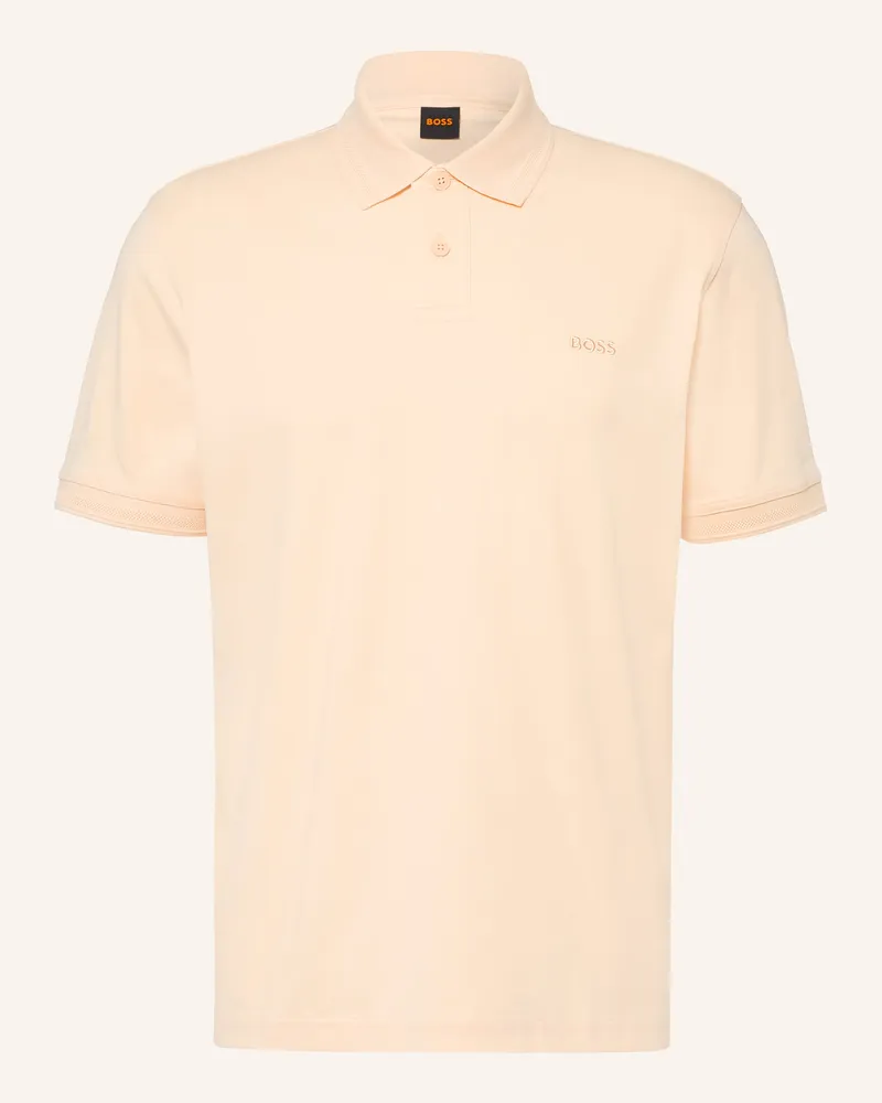 HUGO BOSS Jersey-Poloshirt Pe orange Hellorange