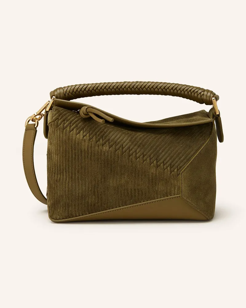 Loewe Handtasche PUZZLE SMALL Oliv