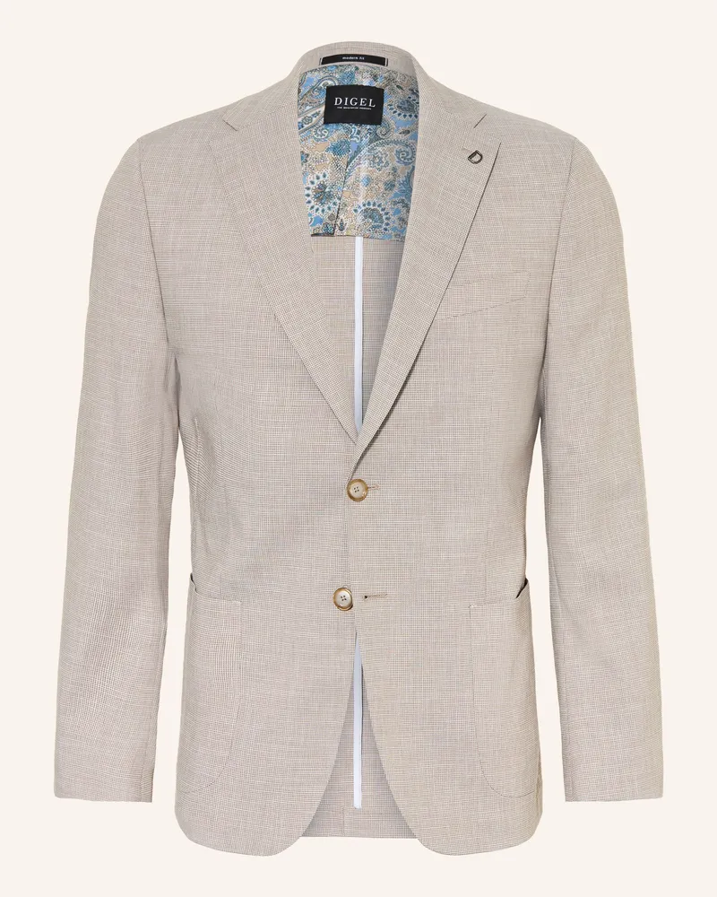 Digel Sakko Modern Fit mit Leinen 72