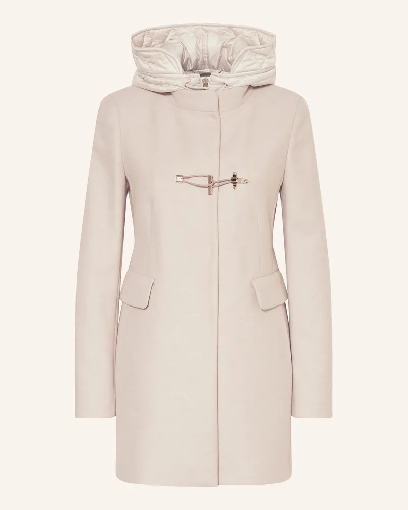 Fay Wollmantel beige Creme