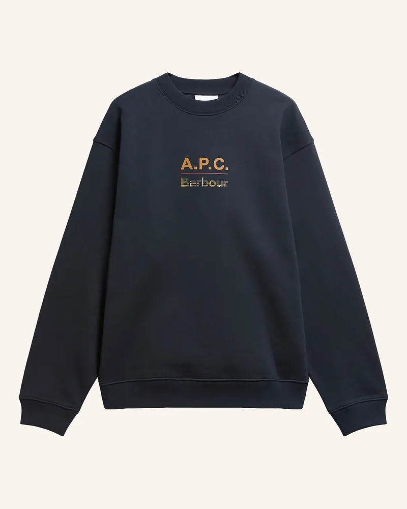 Barbour Sweatshirt blau Schwarz