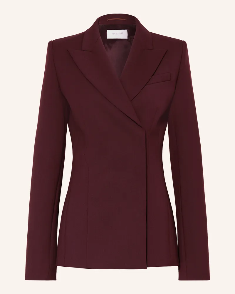 SPORTMAX Blazer COCCO Dunkelrot