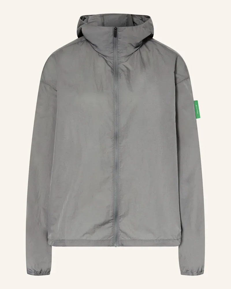 District Vision Laufjacke Ultralight Nylon Windbreaker grau Dunkelgrau