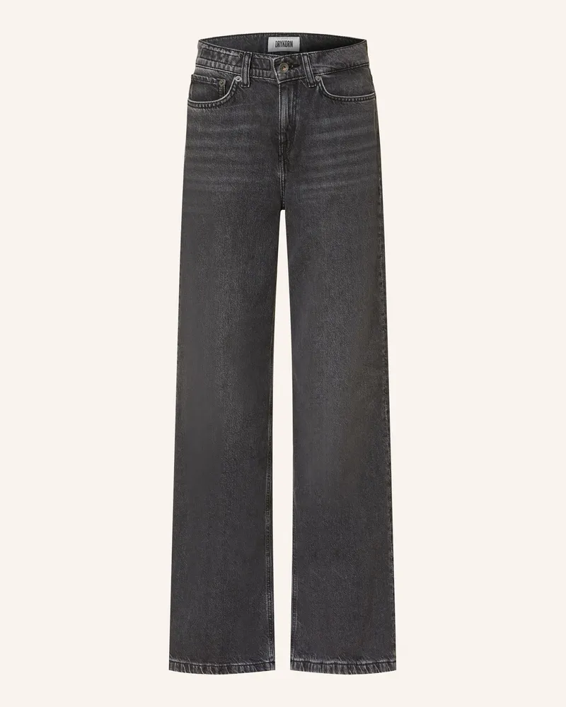 Drykorn Wide Leg Jeans Flung grau 1050