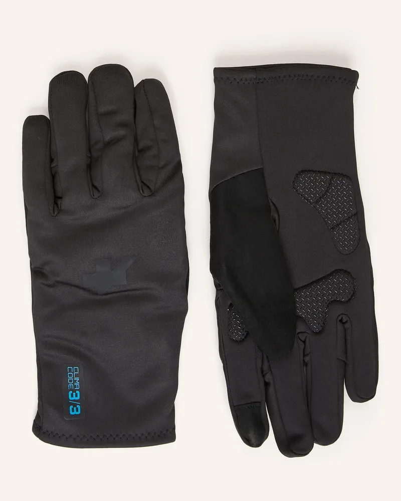 ASSOS Fahrradhandschuhe WINTER P1 mit Touchscreen-Funktion Schwarz
