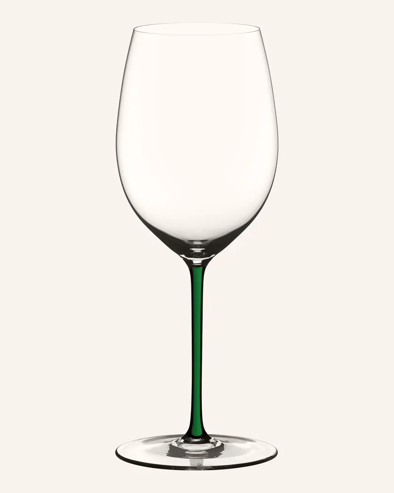 Riedel Weinglas Fatto A Mano By Riedel Cabernet Merlot gruen Weiss