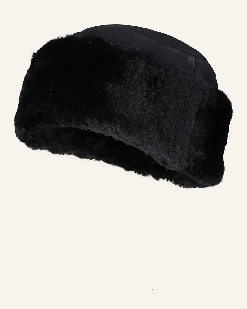 Seeberger Mütze schwarz Schwarz