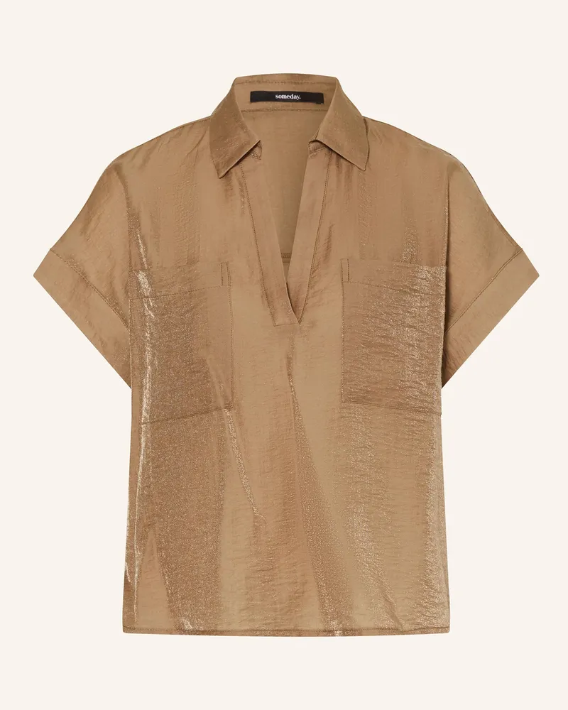 someday. Blusenshirt ZLEANA Braun