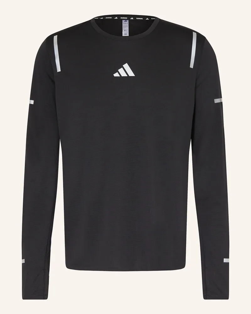 adidas Laufshirt ULTIMATE RUNNING REFLECTIVE Schwarz