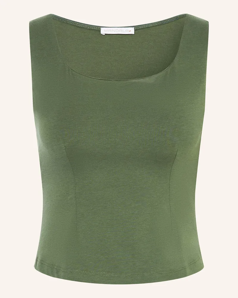 Mandala Tanktop Gym gruen Grün