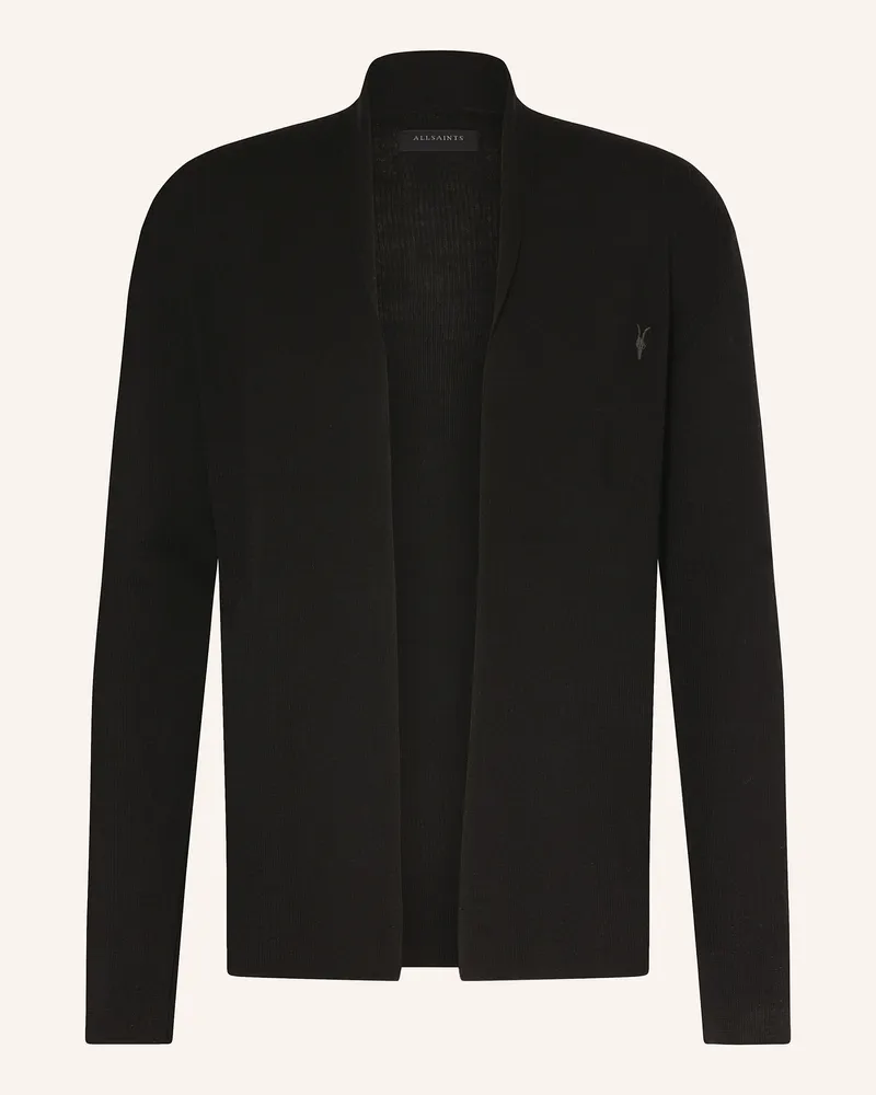 AllSaints Strickjacke Mode schwarz Schwarz