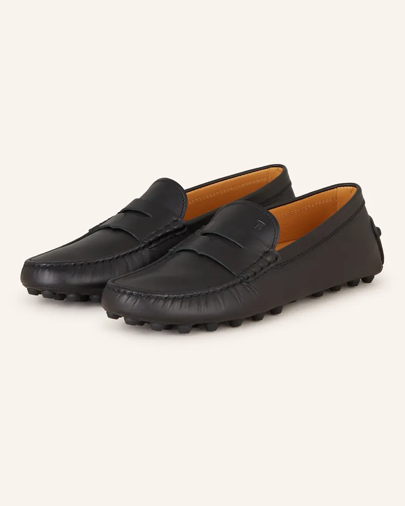 TOD'S Mokassins Gommino schwarz Schwarz