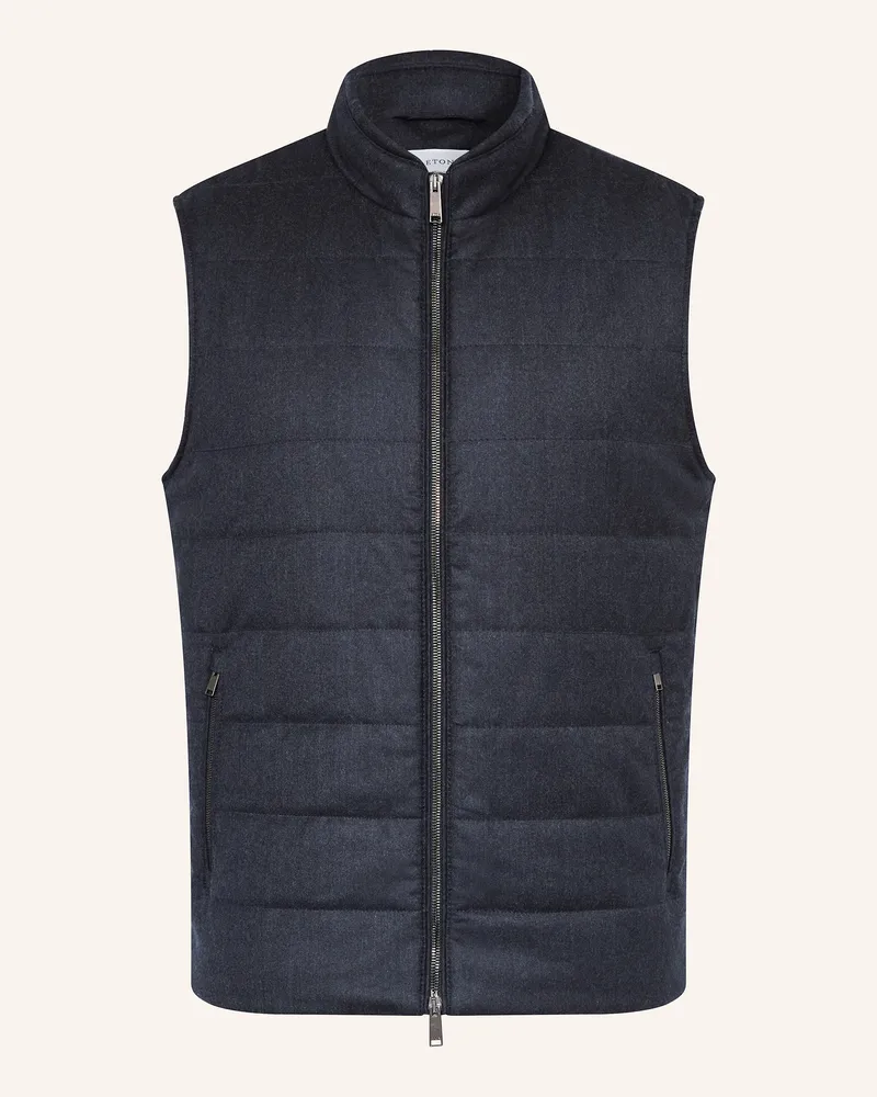 Eton Steppweste Dunkelblau