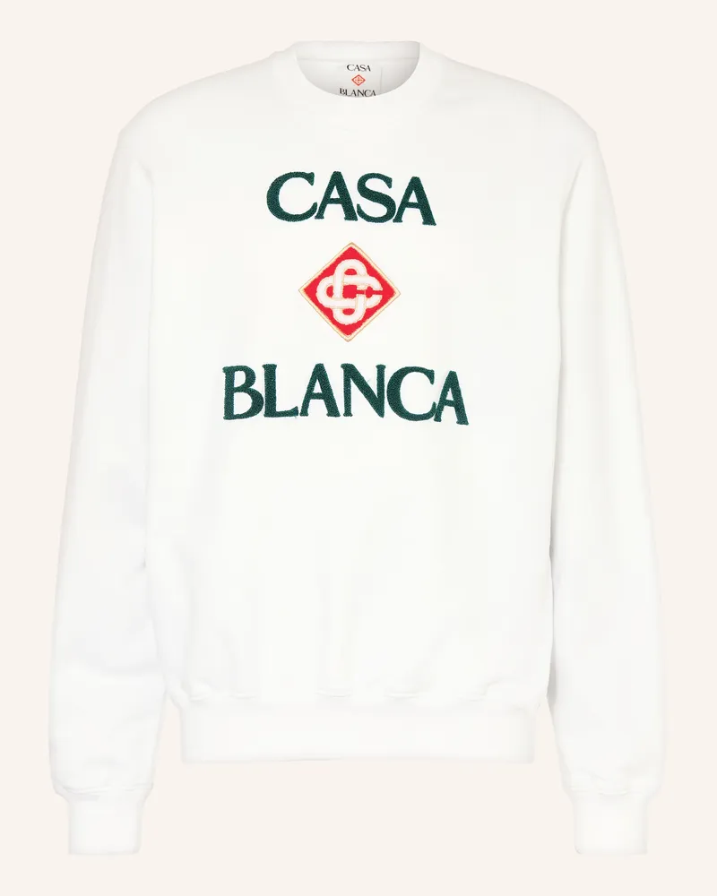 Casablanca Paris Sweatshirt weiss Weiss