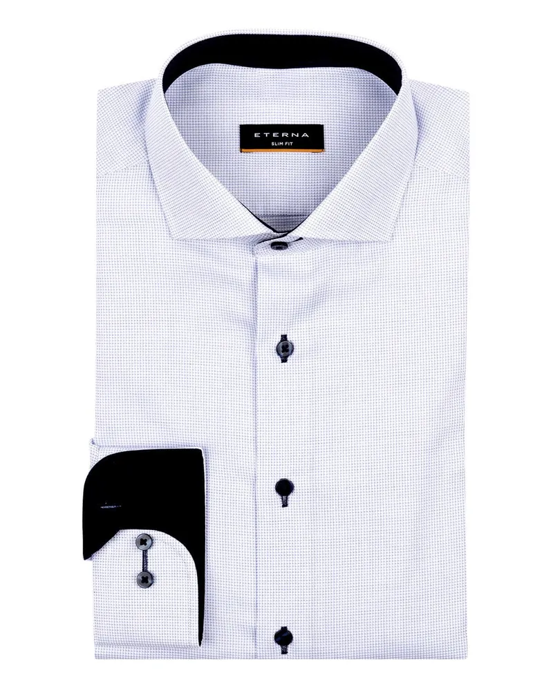 Eterna Hemd Slim Fit Blau
