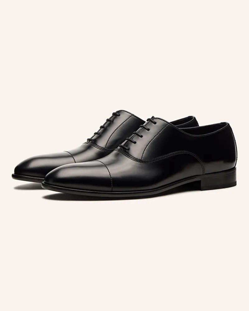 Lottusse Oxford Mit Kappe Regent schwarz Schwarz