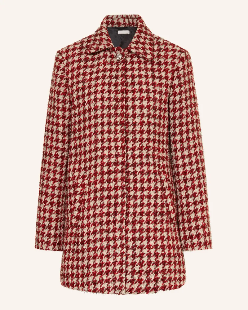 Liu Jo Tweed-Jacke mit Glitzergarn Beige