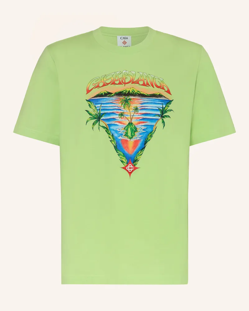Casablanca Paris T-Shirt Innocence gruen Hellgrün