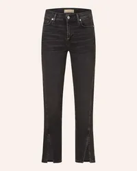 7 for all mankind Jeans THE STRAIGHT CROP Schwarz