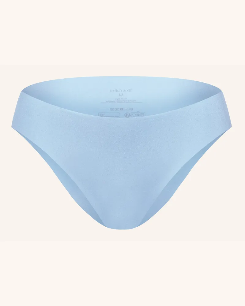 Ehrlich Textil 3er Pack Light Touch Brazil Slip Mit Weichem Modal - Nahtlose Kanten blau Blau