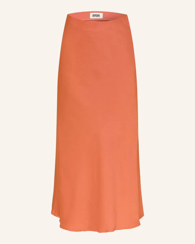 Drykorn Satinrock Ura rosa Dunkelorange