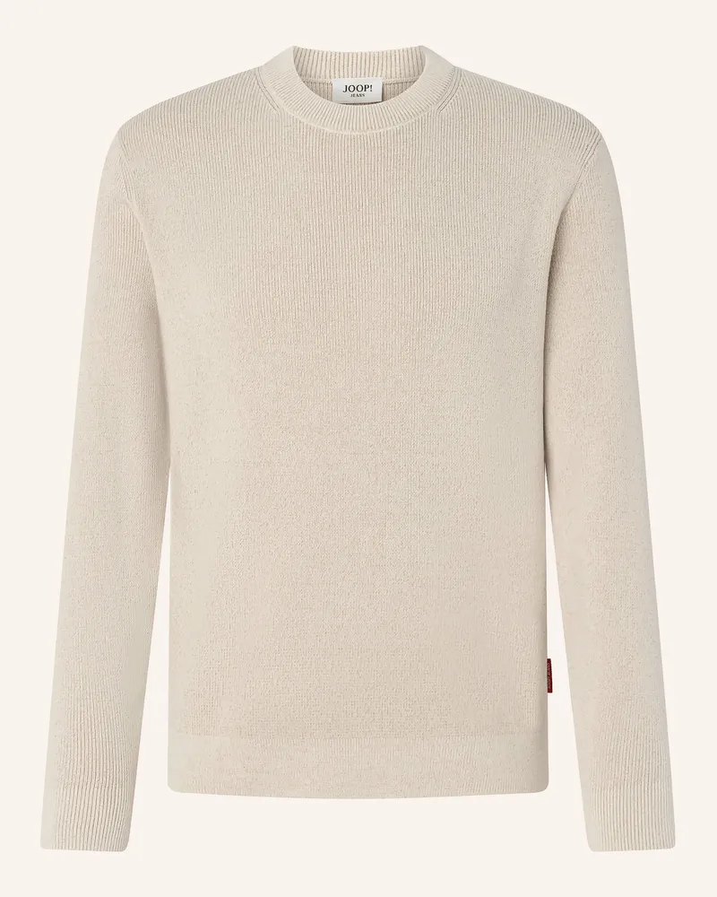 JOOP! Pullover Chaspor weiss Beige