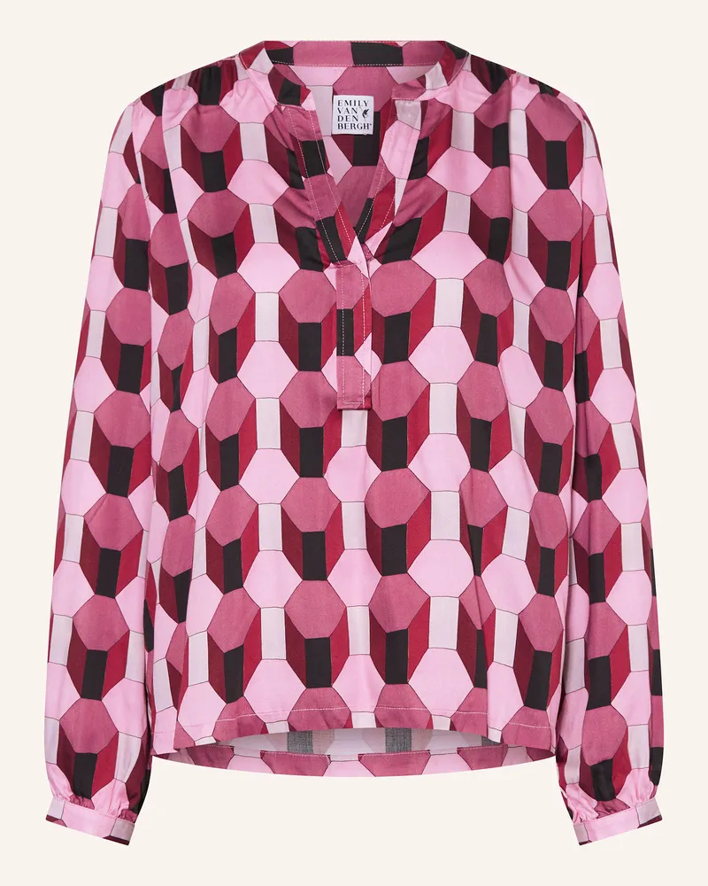 Emily van den Bergh Blusenshirt rot Pink