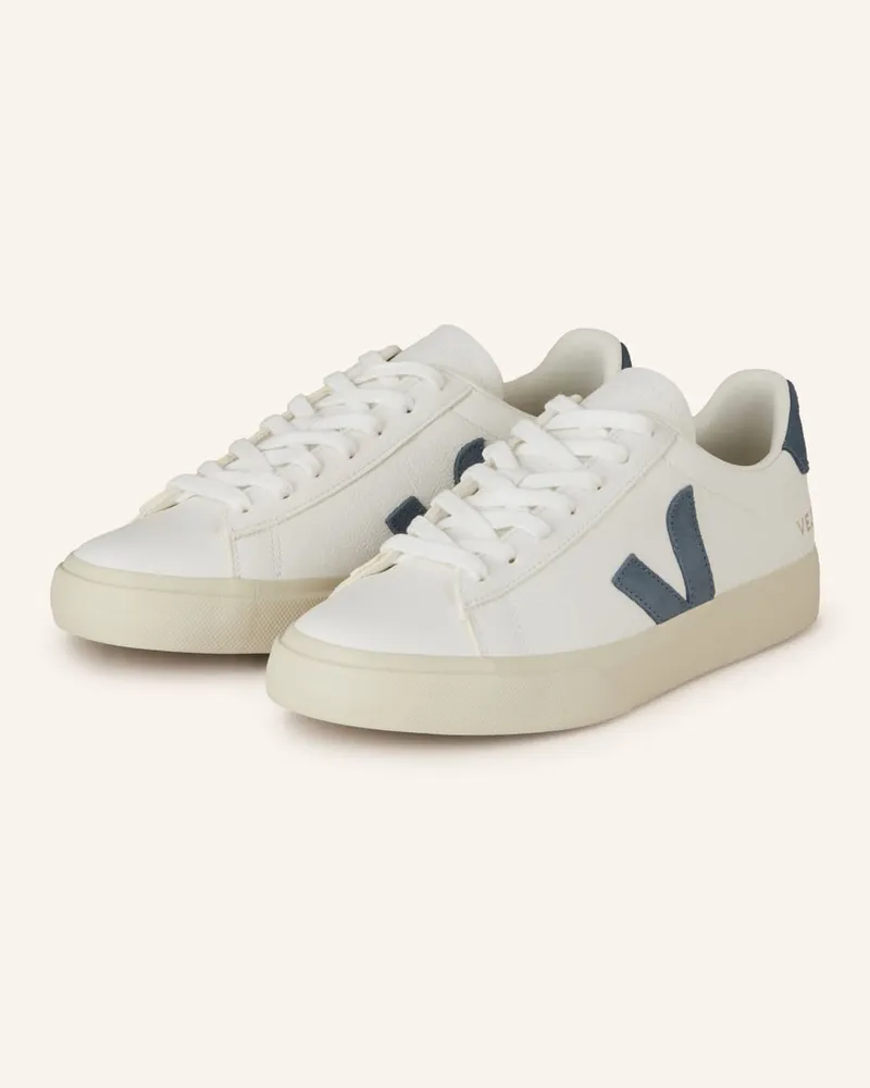 VEJA Sneaker CAMPO - WEISS/ BLAU Weiss