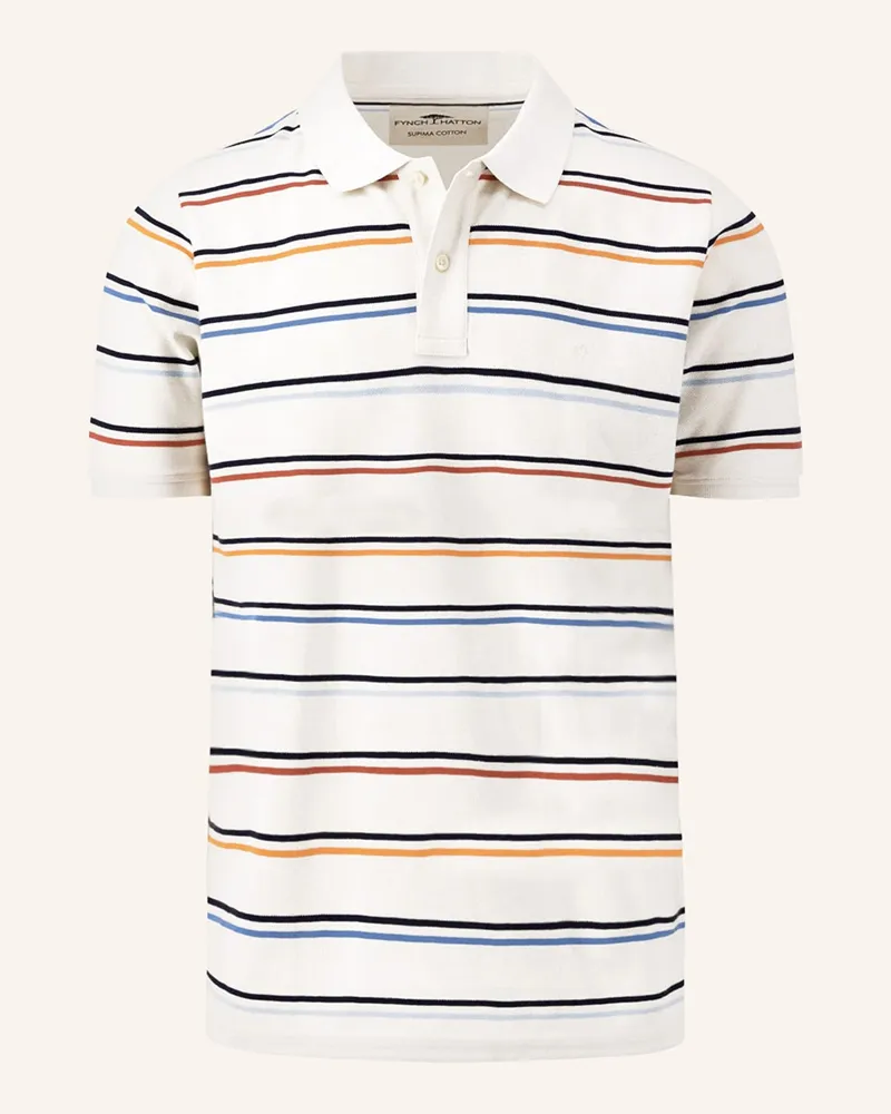 Fynch-Hatton Piqué-Poloshirt Weiss