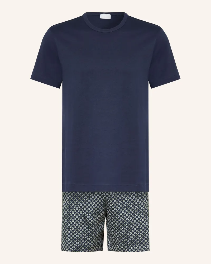 Mey Shorty-Schlafanzug Serie CURVES Dunkelblau