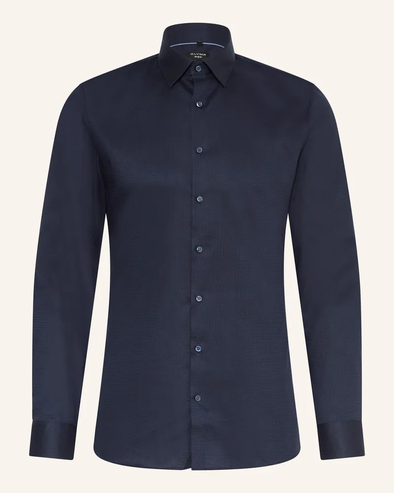 Olymp Hemd No. Six Super Slim blau Dunkelblau