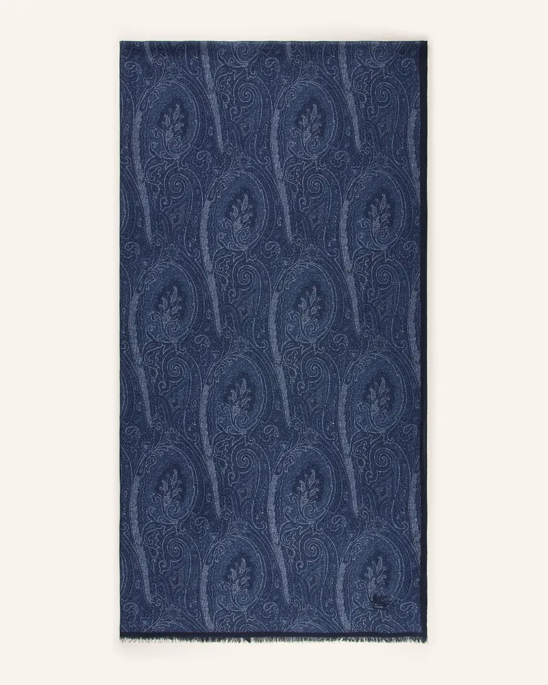 Etro Schal blau Blau