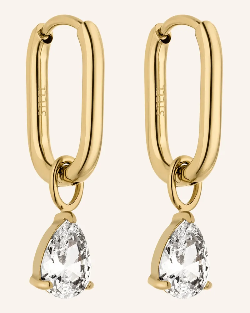 S.Oliver Creolen  Aus  Edelstahl gold Gold