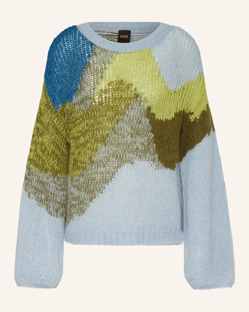 HUGO BOSS Pullover FUNCH Blau