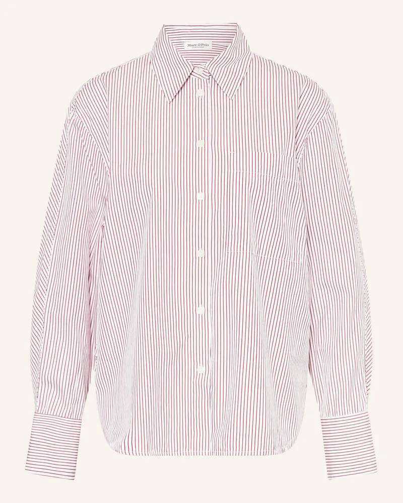 Marc O'Polo Hemdbluse rot Weiss
