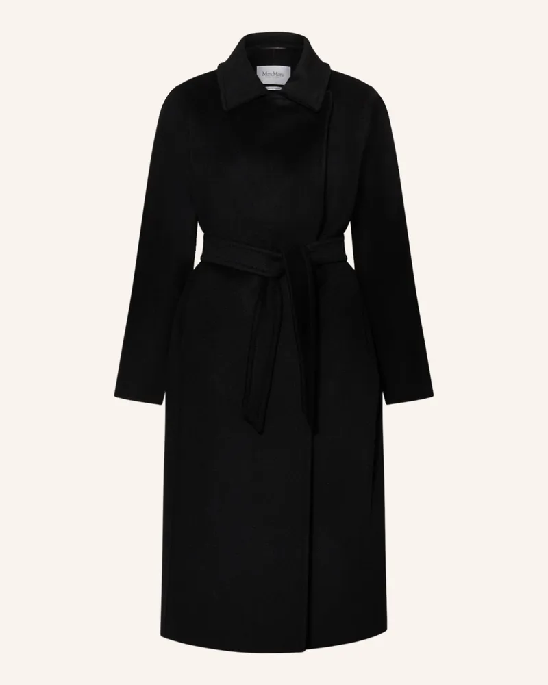 Max Mara Cashmere-Mantel Manuela schwarz Schwarz