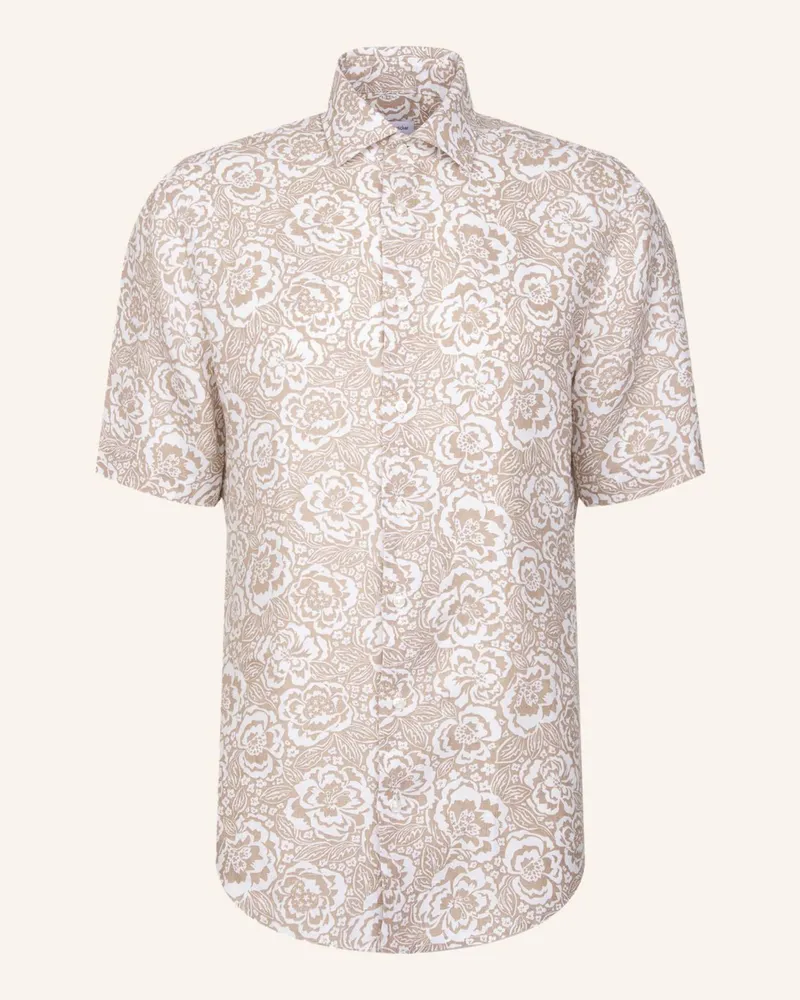 Seidensticker Leinenhemd Regular Fit beige Beige