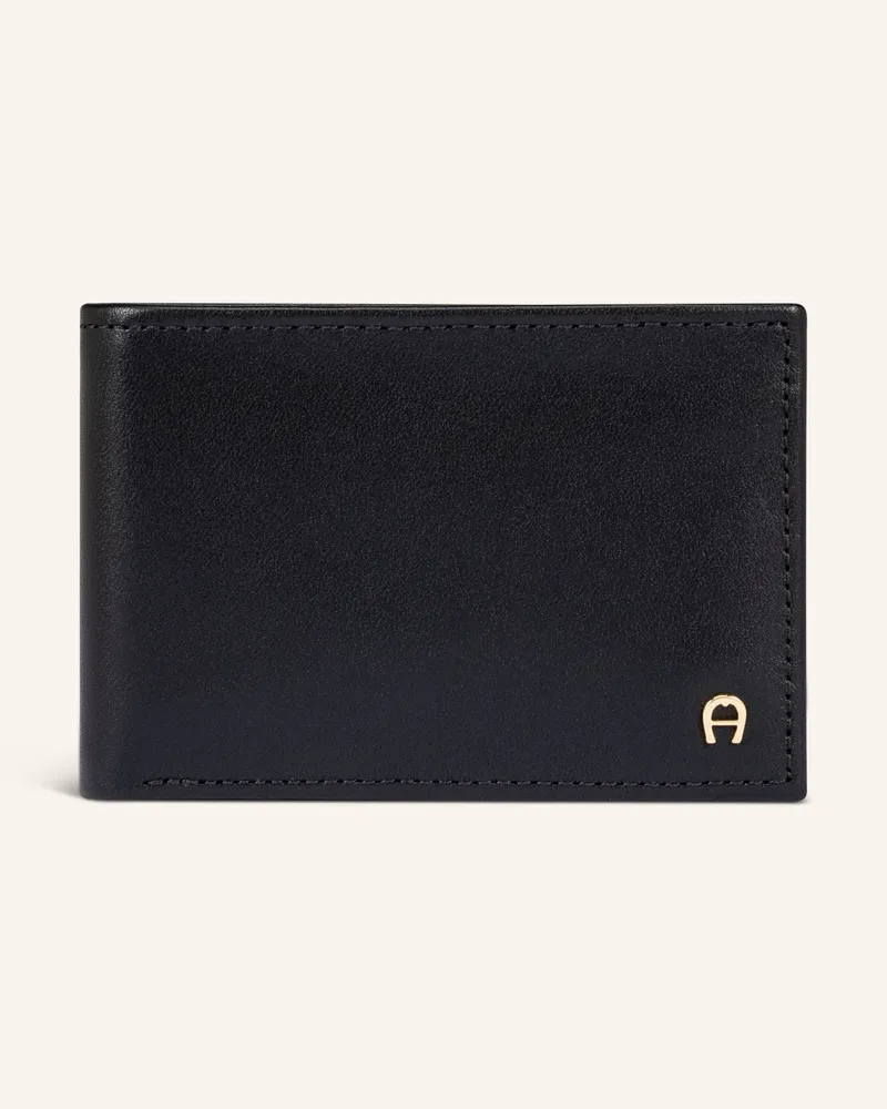Aigner Geldbörse Basics schwarz Schwarz