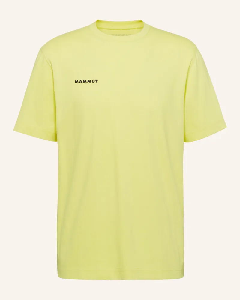 Mammut Mammut Base T-Shirt Men Mini Logo Gelb