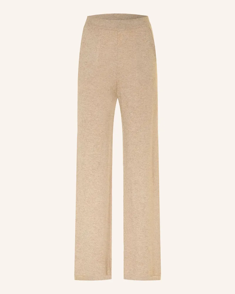 Darling Harbour Strickhose beige Taupe