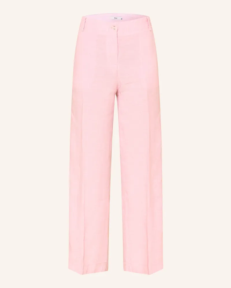 Brax 7/8-Leinenhose Maine rosa Hellrosa