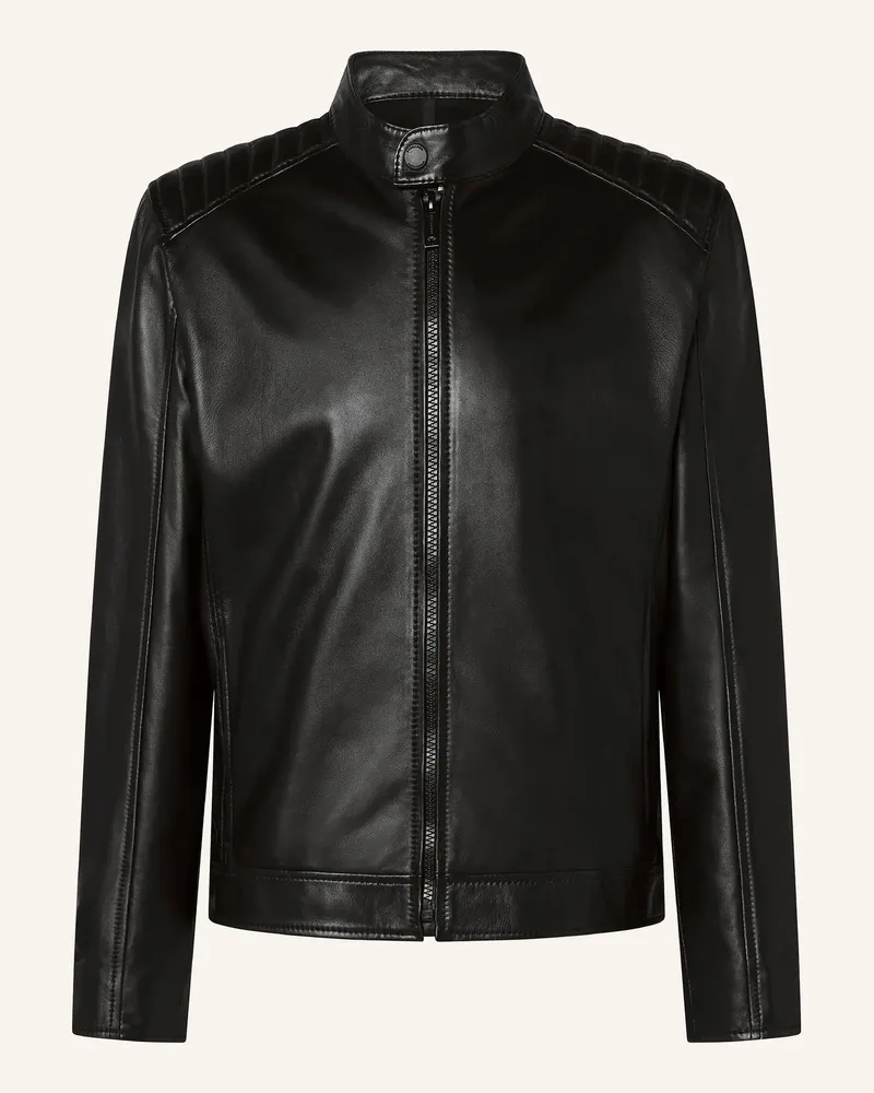 Strellson Lederblouson Piers-S schwarz Schwarz