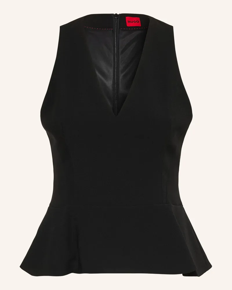 HUGO BOSS Blusentop CARMINT Schwarz