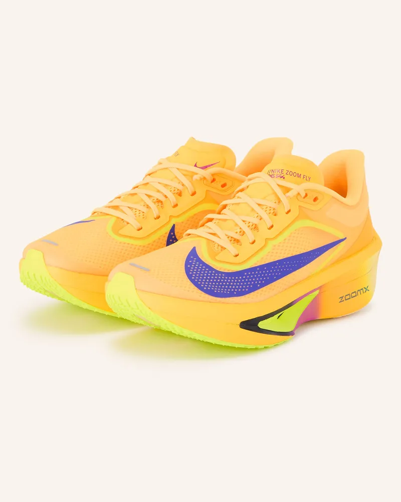 Nike Laufschuhe Zoom Fly 6 gelb Dunkelgelb