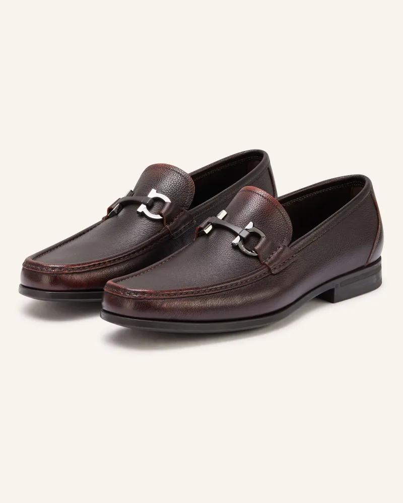 Ferragamo Loafer Dunkelbraun