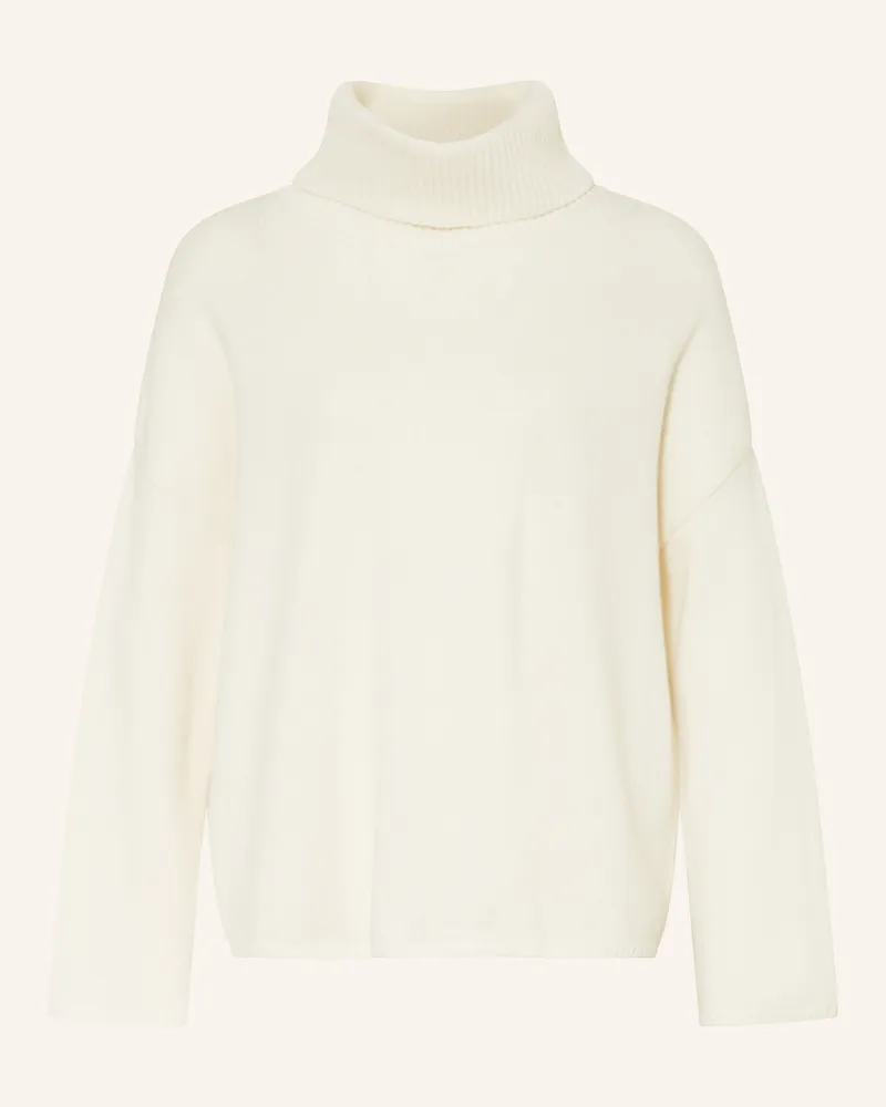 Mrs & HUGS Rollkragenpullover Ecru